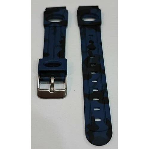 CK-5547DBE KOYU MAVİ KAMUFLAJ SİLİKON KORDON