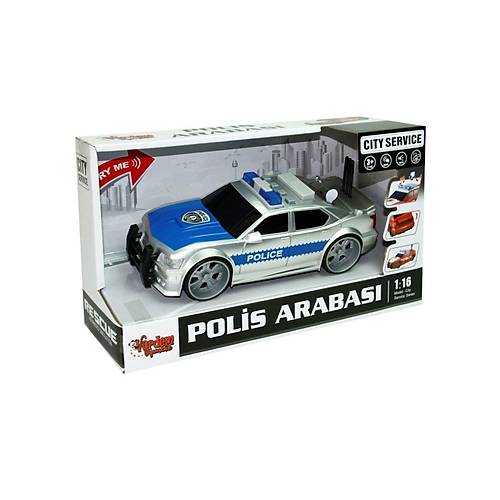 WY620A-B 1:16 S�rtmeli Sesli I��kl� Polis Arabas� -Vardem