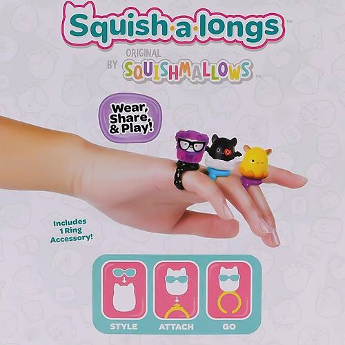 AL0001 Squish a longs 2 Fig�r + Y�z�k S�rpriz Paket Seri 2