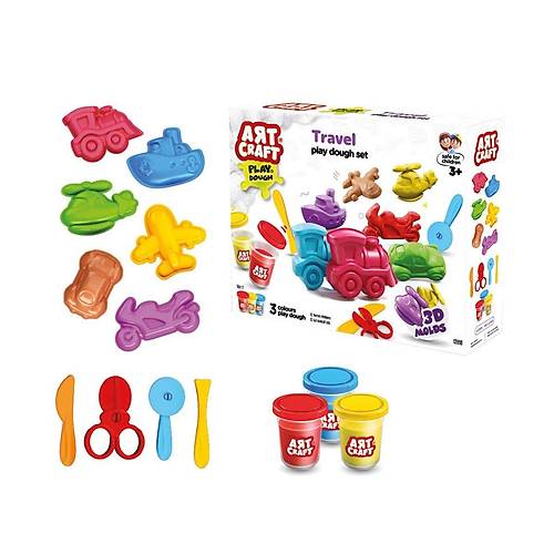 03998 Art Craft Seyahat Ara�lar� Hamur Set 168 Gr -Fentoys