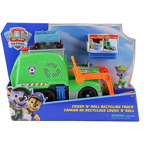SPM-6071248 PaW Patrol  Rocky ile Crush N Roll Geri D�n���m Kamyonu