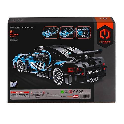 5808 IMM Mekanik Master Bloklar Sper araba Mavi 422 Para