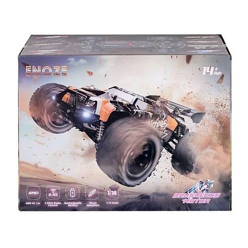 001E Kumandal� 4x4 F�r�as� Motor 1:14 Gaser Arazi Arac� -Gepettoys