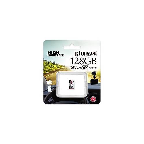 Kingston 128GB microSDHC Endurance 95R/45W C10 A1 UHS-I Card Only