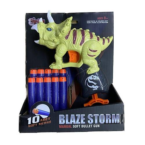 ZC7128-26-27-28 Yumu�ak Mermili Dinazor - Vardem Oyuncak