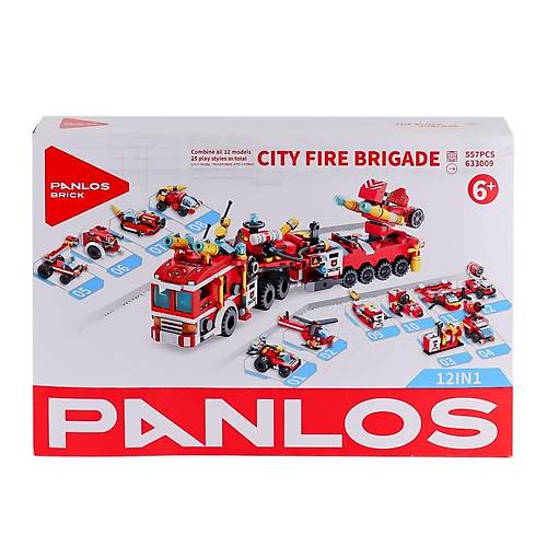 P633009 Panlos �ehir �tfaiyesi 557 Par�a Blok Seti -Vagon life