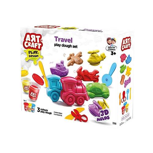 03998 Art Craft Seyahat Ara�lar� Hamur Set 168 Gr -Fentoys