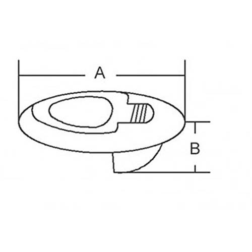 Gmme kulp, kare 51mm