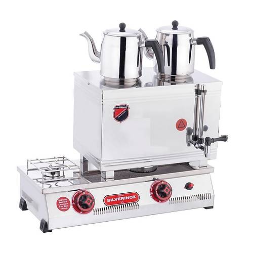 Silverinox Doalgazl 2 Demlikli 20 Litre ay Kazan ( CE Belgeli )