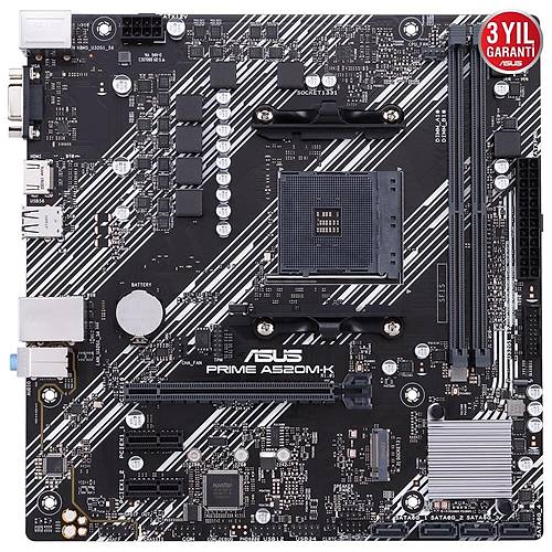 ASUS PRIME A520M-K DDR4 4600MHz VGA M.2 MATX AM4