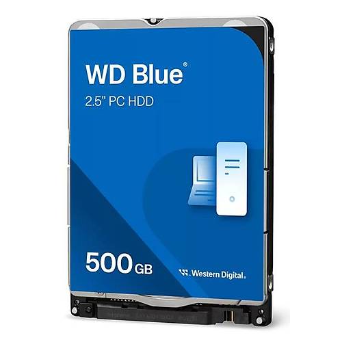 Western Digital Blue 2.5" Slim 500GB WD5000LPZX SATA6 Sabit Disk