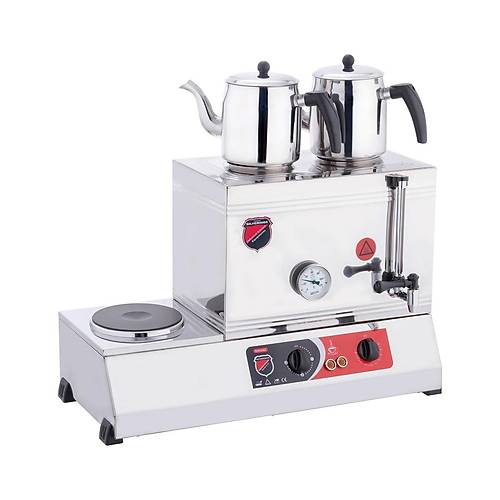 Silverinox Elektrikli 2 Demlikli 30 Litre ay Kazan