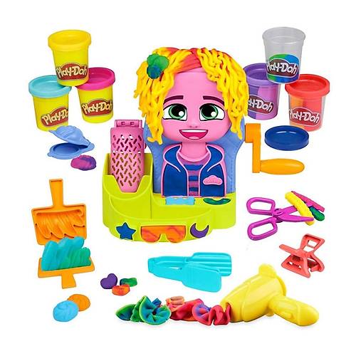F8807 Play-Doh Renkli Kuaf�r Salonu+3 ya�