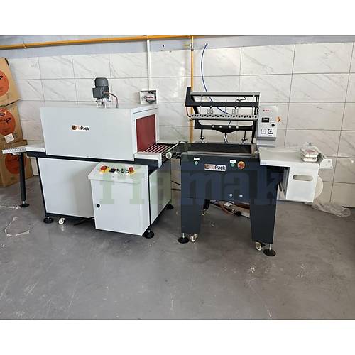 Fiapack Tnelli Shrink Makinesi Pnmatik Kapakl Shrink Paketleme Makinesi Scak ene Basic