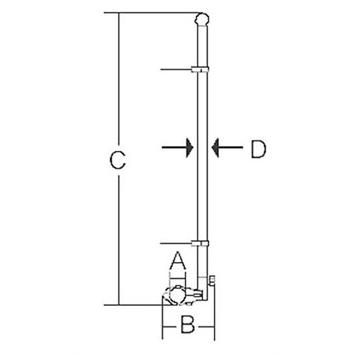 Bayrak direi 450 MM A2