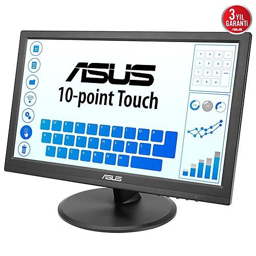 15.6 ASUS VT168HR TN HD 5MS 60HZ HDMI VGA DOKUNMATK