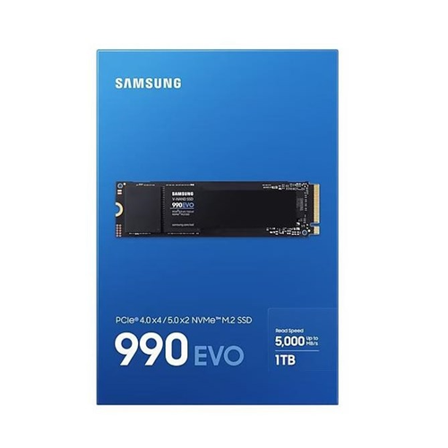 1TB SAMSUNG 5000/4200MB/s 990 PRO EVO M.2 NVMe MZ-V9E1T0BW (Resmi Distribtr Garantili)