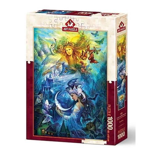 5218 Art Puzzle, G�nd�z ve Gece Prensesleri 1000 Par�a