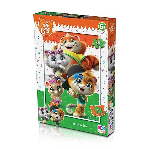 CAT 709 44 Kedi Puzzle 50 Par�a - Ks Puzzle