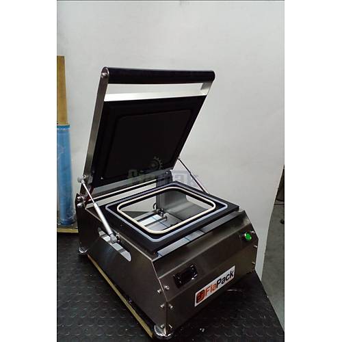 Paslanmaz Kase Tabak Kapatma Makinesi 325x260mm Kvet Tabak GMF-325