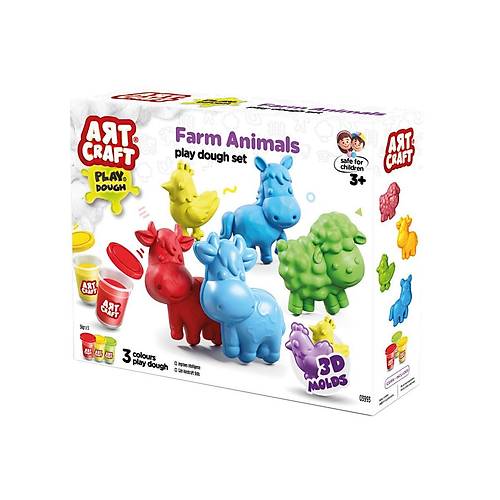 03993 Art Craft �iftlik Hayvanlar� Hamur Set 168 Gr -Fentoys