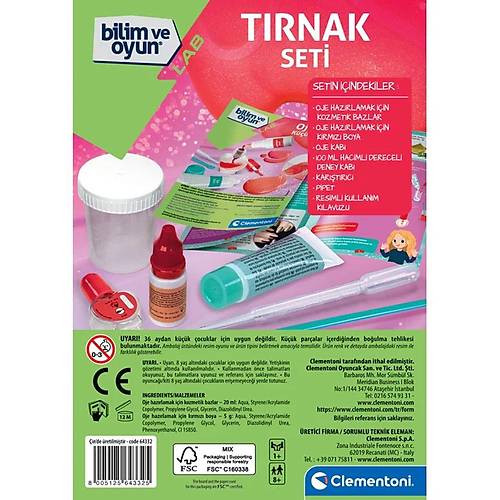 64332 Bilim ve Oyun - Trnak Seti +7 ya