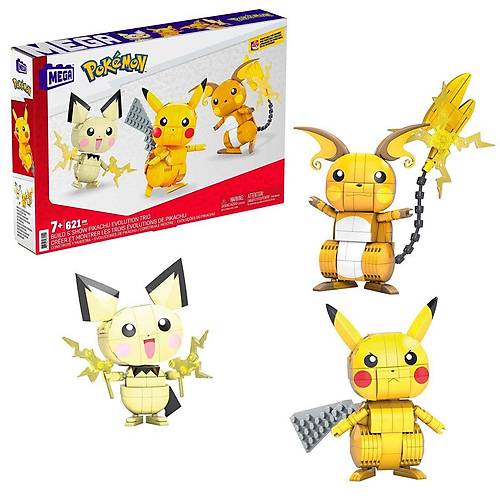 GYH06 MEGA� Pok�mon� Pikachu D�n���m 3'l�s� 621 par�a +7 ya�