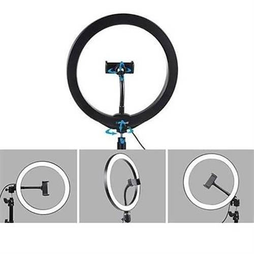 BUFFER 10in 26cm Youtube Instagram Tiktok Selfie  Stdyo Video Fotoraf Ring Light  Tripod Led Hal