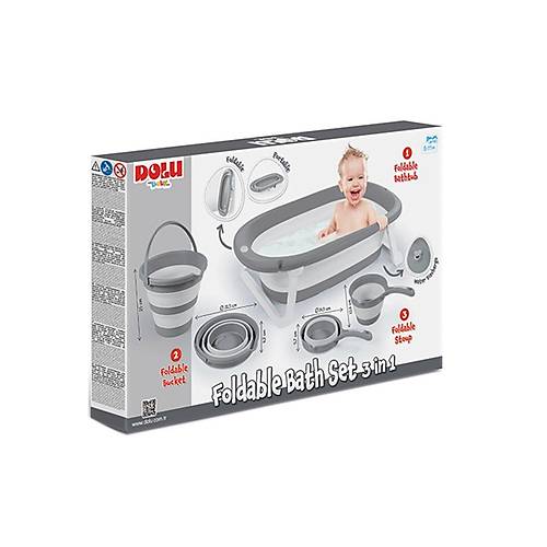 7368 Katlanabilir 3� 1 Araba Banyo Seti -Dolu Oyuncak