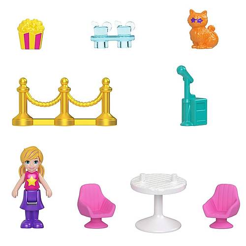 JFV01 Polly Pocket Kedicik Sinemas� Mini Oyun Seti