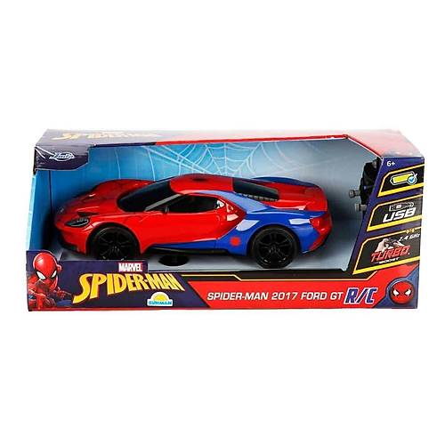 7038 1:16 Marvel Spiderman 2017 Ford GT USB �arjl� Uzaktan Kumandal� Araba