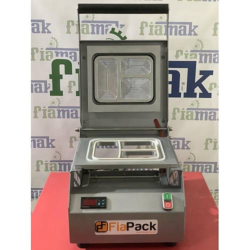 Fiapack Catering Yemek Paketleme Makinesi (3 blmeli) Tabak Kapatma Makinesi - Kase Kapatma Makinesi