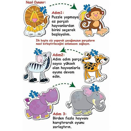 1703 BABY PUZZLE BEN�M �LK HAYVANLAR PUZZLEM