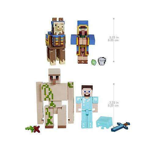 GTT53 Minecraft 3.25inch-8.25cm Figrler - kili Paket
