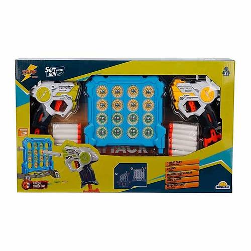 3574 Zapp Toys Hedef Tahtal� S�nger Dart Atan Silah Seti -Sunman