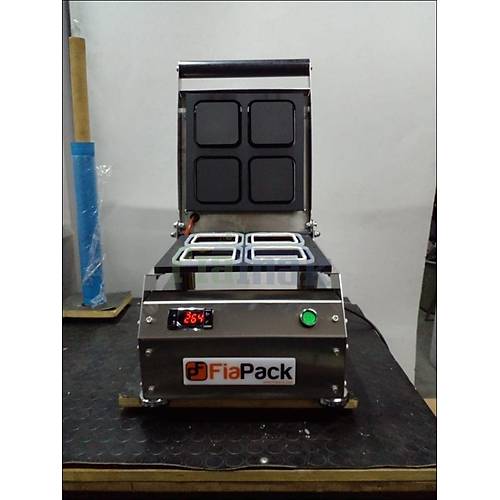 Paslanmaz Kase Tabak Kapatma Makinesi 110x110mm Kuruyemi Taba GMF-110