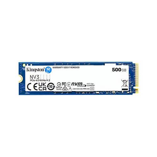 Kingston 500GB NV3 M.2 2280 PCIe 4.0 NVMe SSD