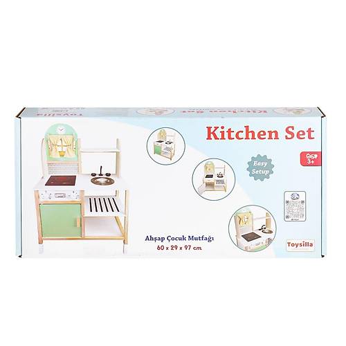 T1011 Ah�ap �ocuk Mutfa��  (LED yoktur)