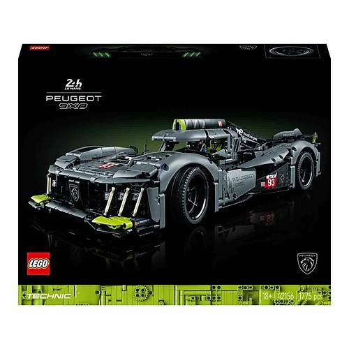 42156 LEGO Technic PEUGEOT 9X8 24H Le Mans 1775 para +18 ya