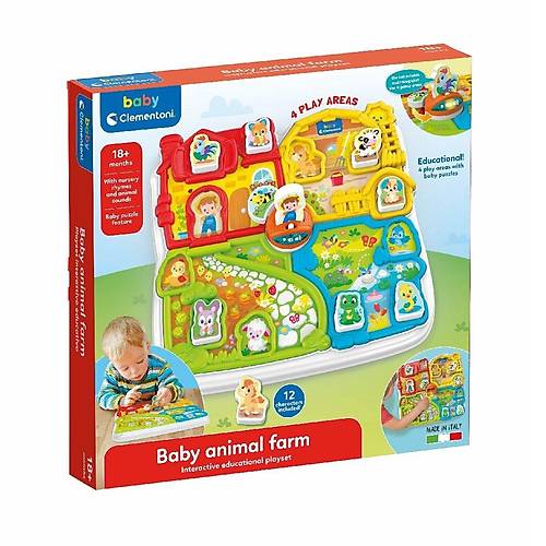 17716 Baby Clementoni - Bebek Hayvanlar �iftli�i