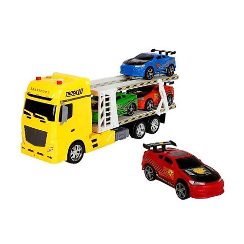 2326 1:24 Maxx Wheels Sesli ve I��kl� 2 Katl� Transporter T�r 44 cm