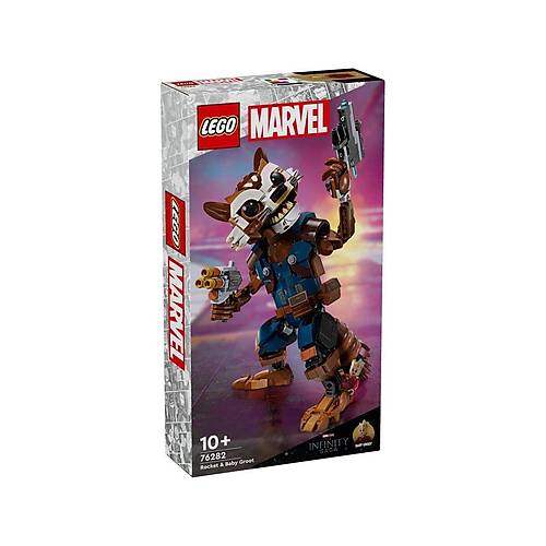 76282 Lego Marvel Rocket ve Bebek Groot 566 par�a +10 ya�