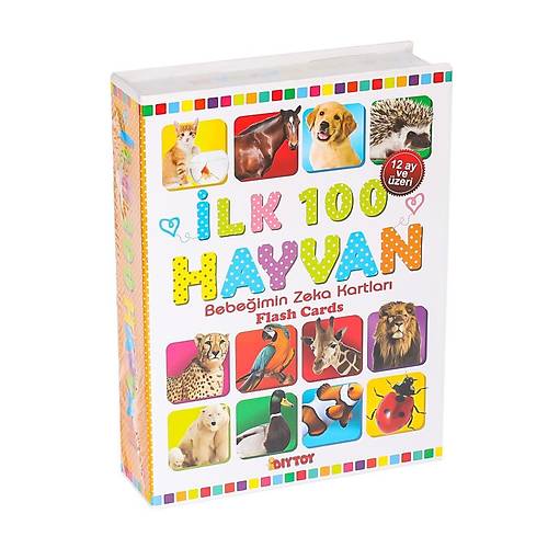 1741 FLASH CARD LK 100 HAYVANLAR ETC KARTLAR