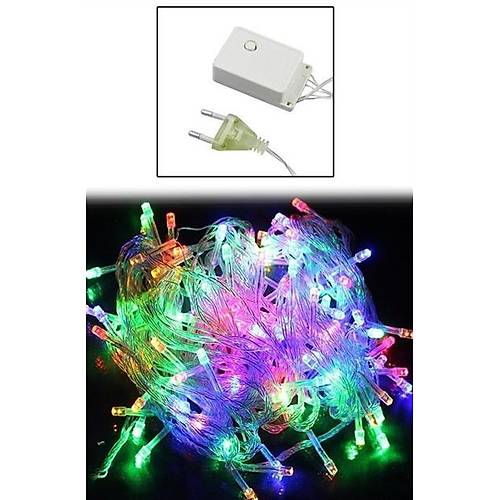 BUFFER 10 Metre 100 Ledli 8 Fonksiyonlu Kark Renkli RGB Led Lamba