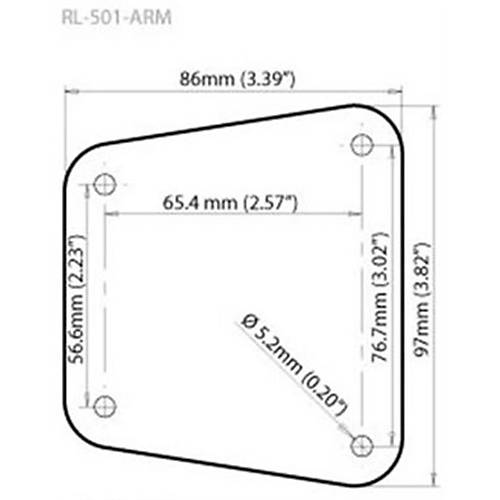 Scanstrut RL-501-ARM Rokk Montaj Plakas