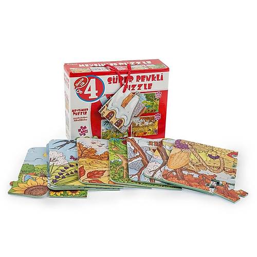 2488  MEVS�MLER S�PER RENKL� PUZZLE 4L�