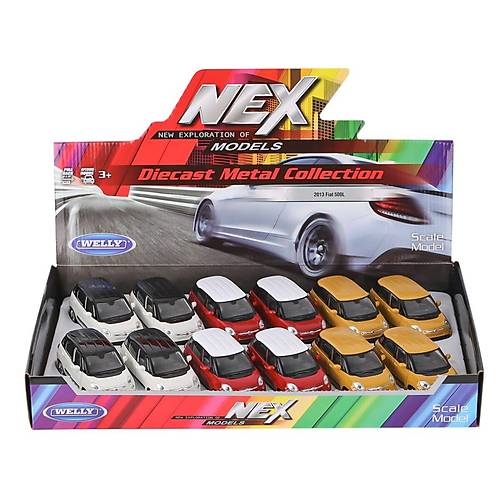 43658 Welly �ek B�rak Fiat 13 500L -Karsan Oyuncak