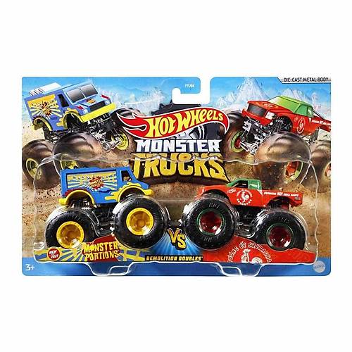 FYJ64 Hot Wheels Monster Trucks Gl kili 1:64 Arabalar