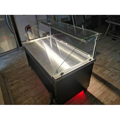 Fiamak 150 cm Tulal Ta Dekorlu Brek Poaa Tezgah  Endstriyel k Sunum Stand