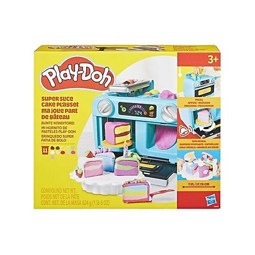 G0497 Play-Doh S�per Dilimli Kek Oyun Seti +3 ya�